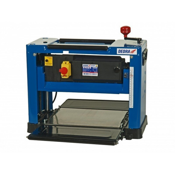 Dtools - Raboteuse De Chantier Portable - Puissance  2000w - Rabot Stationnaire - Rabotage Bois - Outil Chantier Atelier - Bleu