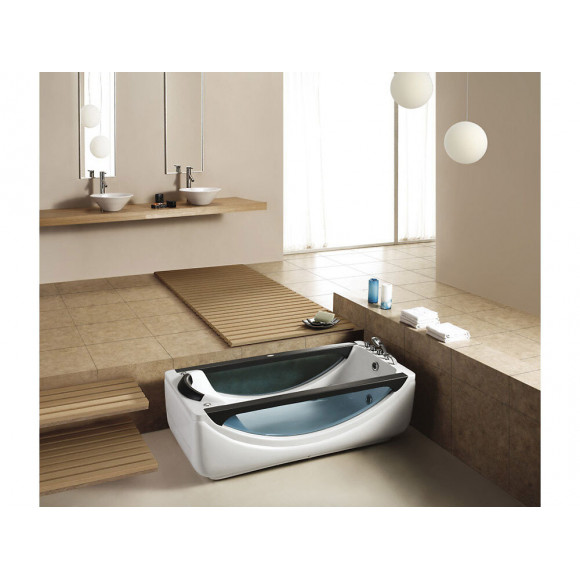 Baignoire Balnéo Transparente "dakota" 180 X 87 X 66 Cm