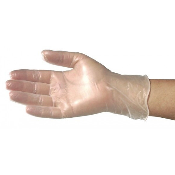 10 Gants Vinyl Jetables