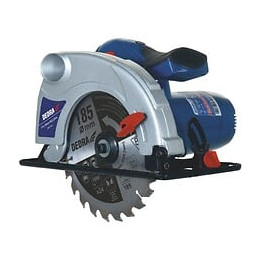 Dtools - Scie Circulaire 1500 W - Vitesse 5500 Tr/min - Angle Réglable À 45° - Lame 185 Cm - Scie Coupe Bois - Outil Atelier