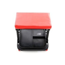 Dcraft - Chaise D'atelier - Charge Maximale 136 Kg - Hauteur 365 Mm - Tabouret D'atelier - Rouge