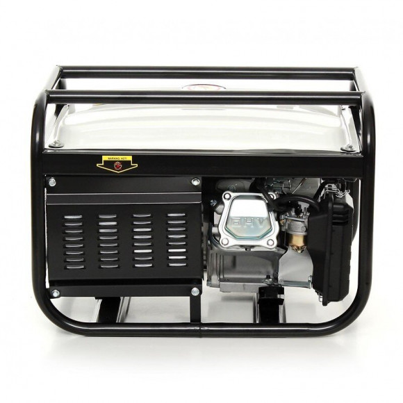 Dcraft - Groupe Électrogène De Chantier - Puissance Moteur 4,8 Kw/6,5 Cv - 4 Prises - Tension 230 V - 380 V - Blanc