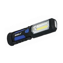 Dtools - Torche Lampe De Poche Led Rechargeable - 250 Lumens - Torche Pour Auto Garage Atelier - Avec Aimant - Bleu