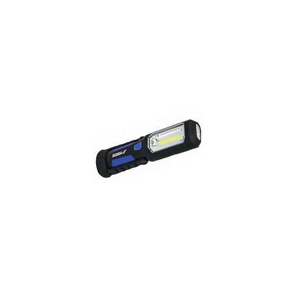 Dtools - Torche Lampe De Poche Led Rechargeable - 250 Lumens - Torche Pour Auto Garage Atelier - Avec Aimant - Bleu