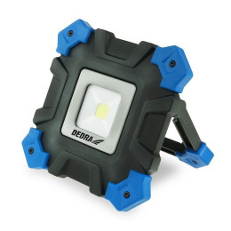 Dtools - Lampe De Travail Cob Led - Puissance 2000w - 3 Modes - Projecteur Chantier - 800 Lumens Max - Bleu