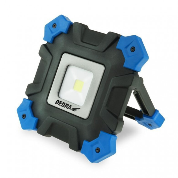Dtools - Lampe De Travail Cob Led - Puissance 2000w - 3 Modes - Projecteur Chantier - 800 Lumens Max - Bleu