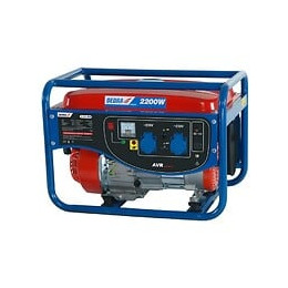 Dtools - Groupe Électrogène - Puissance Maximale 2200w - Moteur 4 Temps -générateur 8,7a - Camping Atelier Chantier - Rouge