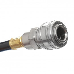 Dcraft - Tuyau Pneumatique Enroulé - 10 M - Pression 8-24 Bars - Enrouleur Automatique - Flexible Pneumatique - Bleu