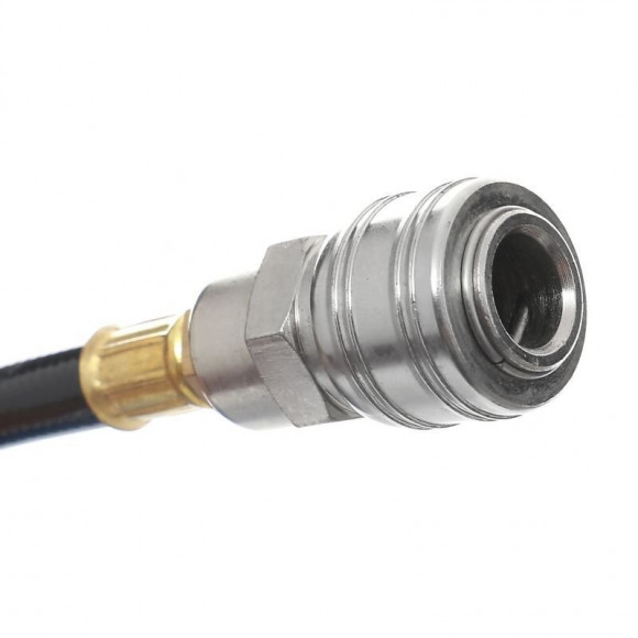 Dcraft - Tuyau Pneumatique Enroulé - 10 M - Pression 8-24 Bars - Enrouleur Automatique - Flexible Pneumatique - Bleu