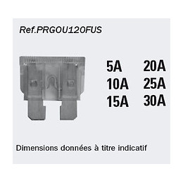 Lot 120 Fusibles Larges En Coffret
