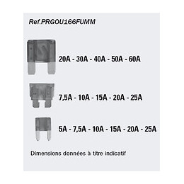 Lot 166 Fusibles Mini/maxi En Coffret