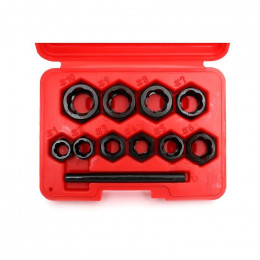 Dcraft - Tournevis Pour Vis Cassées - 10 Pièces - Profil Bas - Jeu De Tournevis Pour Vis Cassées - Rouge