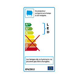 Projecteur À Led 20 Watts Mural Avec Détecteur
