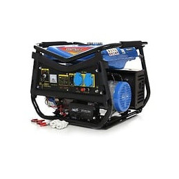 Dcraft - Groupe Électrogène Monophasé - Puissance Maximale 3000 W - Générateur Portable - Réservoir 15l - Prises 2x 230 V