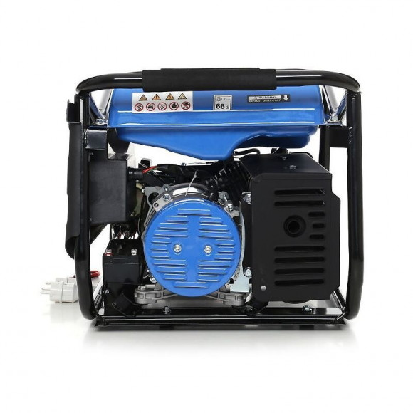 Dcraft - Groupe Électrogène Monophasé - Puissance Maximale 3000 W - Générateur Portable - Réservoir 15l - Prises 2x 230 V