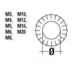 Lot 200 Rondelles Crantées En Coffret