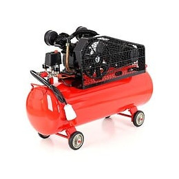 Dcraft - Compresseur À Huile - Capacité 200 L - Alimentation 380v/50hz - Débit 690 L - Rouge