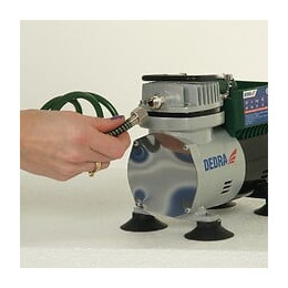 Dtools - Mini-compresseur - Kit De Peinture De Précision - Puissance 300w - Pression 3,5bar +  Débit 50l/min - Blanc