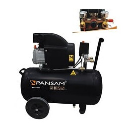 Dtools - Compresseur À Huile 8 Bar - Puissance  Nominale Moteur 1500 W - Débit 200 L/min - Cuve 50 L - Noir