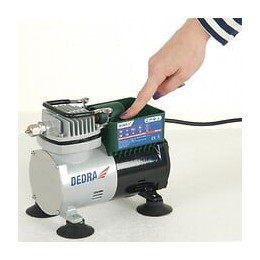 Dtools - Mini-compresseur - Kit De Peinture De Précision - Puissance 300w - Pression 3,5bar +  Débit 50l/min - Blanc