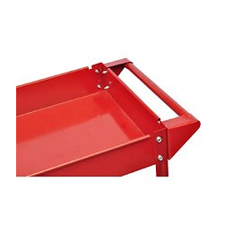 Chariot Servante D'atelier Charge 100 Kg Rouge (lot De 2) -