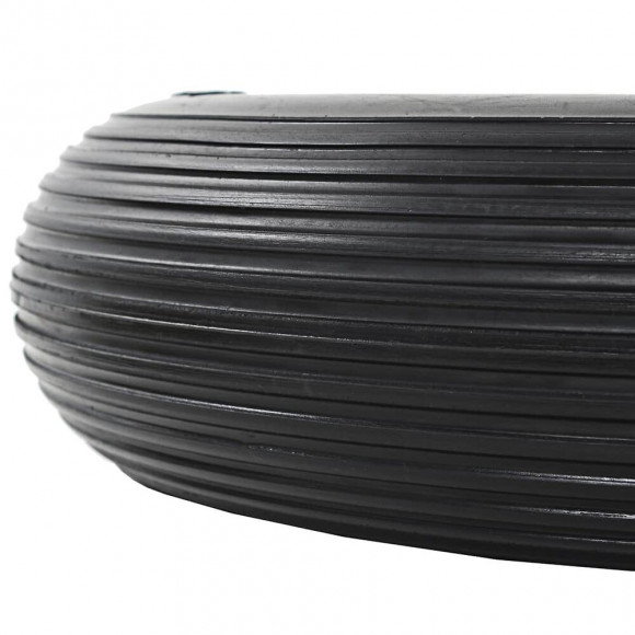 Roue De Brouette Avec Axe Pu Solide 4.00-8 390 Mm - Noir - Ascenseurs Et Monte-charge - Monte-charge, Grues Et Chariots - Noir 