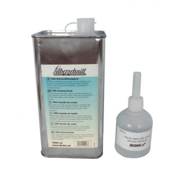 Dtools - Huile Coupe Verre - Capacité 100 Ml - Huile Facilitant La Coupe Du Verre - Gris