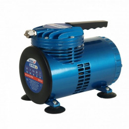 Dtools - Compresseur Mini - 125w - Pression 4 Bars - Alimentation 230 V/50 Hz - Bleu