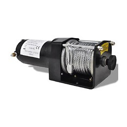 12 V Treuil Électrique 1360 Kg Avec Fil Et Plaque De Montage -