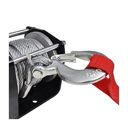 12 V Treuil Électrique 1360 Kg Avec Fil Et Plaque De Montage -