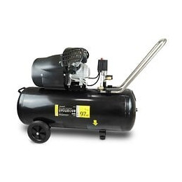 Dtools - Compresseur À Huile 2 Cylindres - Puissance 2300w - Capacité 100l - Débit 2850 L/min - Noir