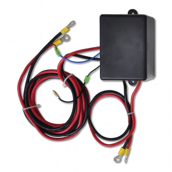 12 V Treuil Électrique 1360 Kg Avec Fil Et Plaque De Montage -