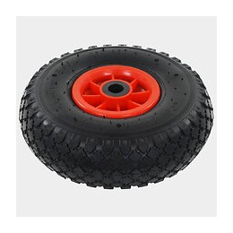 Roue De Diable 4 Pcs Caoutchouc 3.00-4 (260 X 85 Mm) - Noir - Ascenseurs Et Monte-charge - Monte-charge, Grues Et Chariots - No