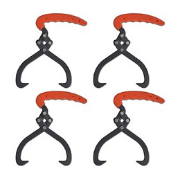 4 Pièces Crochet De Levage Pince À Bois - Noir