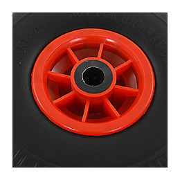 Roue De Diable 4 Pcs Pu Solide 3.00-4 (260 X 85 Mm) - Noir - Ascenseurs Et Monte-charge - Monte-charge, Grues Et Chariots - Noi