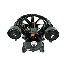 Dcraft - Tête De Compression À Deux Pistons - Débit 120 L/min - Cylindre 51mm - Pression 8 Bar - Noir