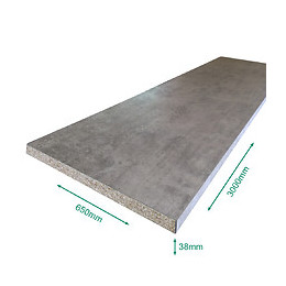 Plan De Travail Stratifié Minéral 3000 X 650 X 38 Mm - Pefc 75%.