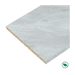 Plan De Travail Stratifié Ambiance Marbre Gris 2000 X 650 Ep38 Mm - Pefc 75%