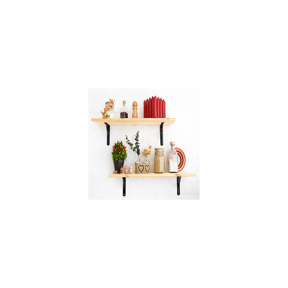 Tablette Sapin Massif Lamellé Collé Abouté 2000 X 300 X 18 Mm - Pefc 70%.