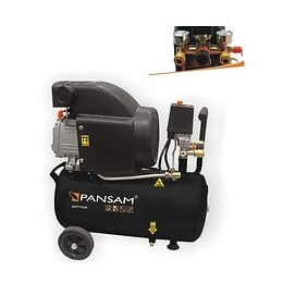 Dtools - Compresseur À Huile 8 Bar - Puissance Moteur  2 Cv/1500 W - Débit 200 L/min - Cuve 24 L - Noir