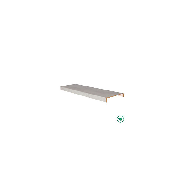 Marche Rénovation D'escalier Xxl Stratifié Light Grey 1300 X 610 X 5,6 Mm