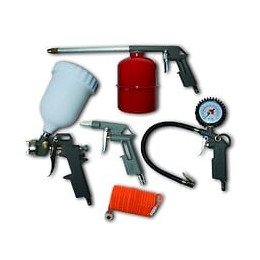 Dtools - Kit De 5 Accessoires Pour Compresseur - Ensemble De 5 Outils Pneumatiques Pour Compresseur D'air - Accessoires Air Com