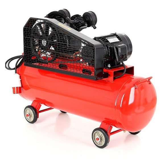 Dcraft - Compresseur À Huile - Capacité 200 L - Alimentation 380v/50hz - Débit 690 L - Rouge