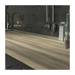 Plan De Travail Stratifié Ambiance Chêne Authentique 1850 X 610 Ep 28 Mm - Pefc 75% .