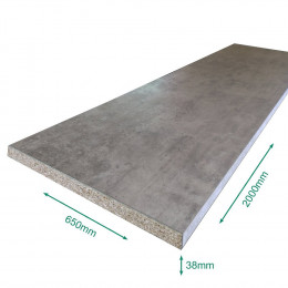Plan De Travail Stratifié Minéral 2000 X 650 X 38 Mm - Pefc 75% .