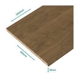 Plan De Travail Stratifié Ambiance Noisette 3000 X 650 Ep38 Mm - Pefc 75%