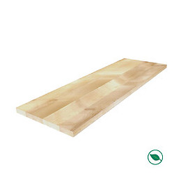 Tablette Sapin Massif Lamellé Collé Abouté 2000 X 600 X 18 Mm - Pefc 70%.