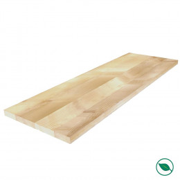 Tablette Sapin Massif Lamellé Collé Abouté 2000 X 600 X 18 Mm - Pefc 70%.