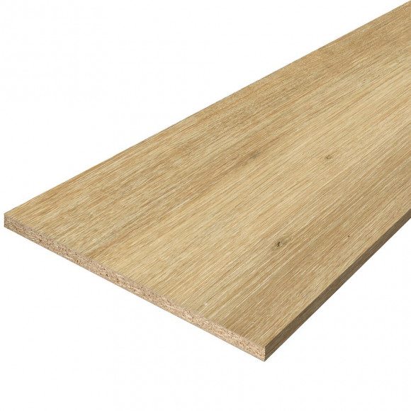 Tablette Couleur Chêne Nature 1200 X 400 X 18 Mm - Pefc 75% .