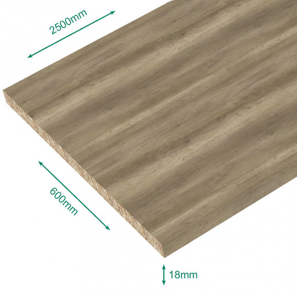 Tablette Couleur Authentique 2500 X 600 X 18 Mm - Pefc 75% .